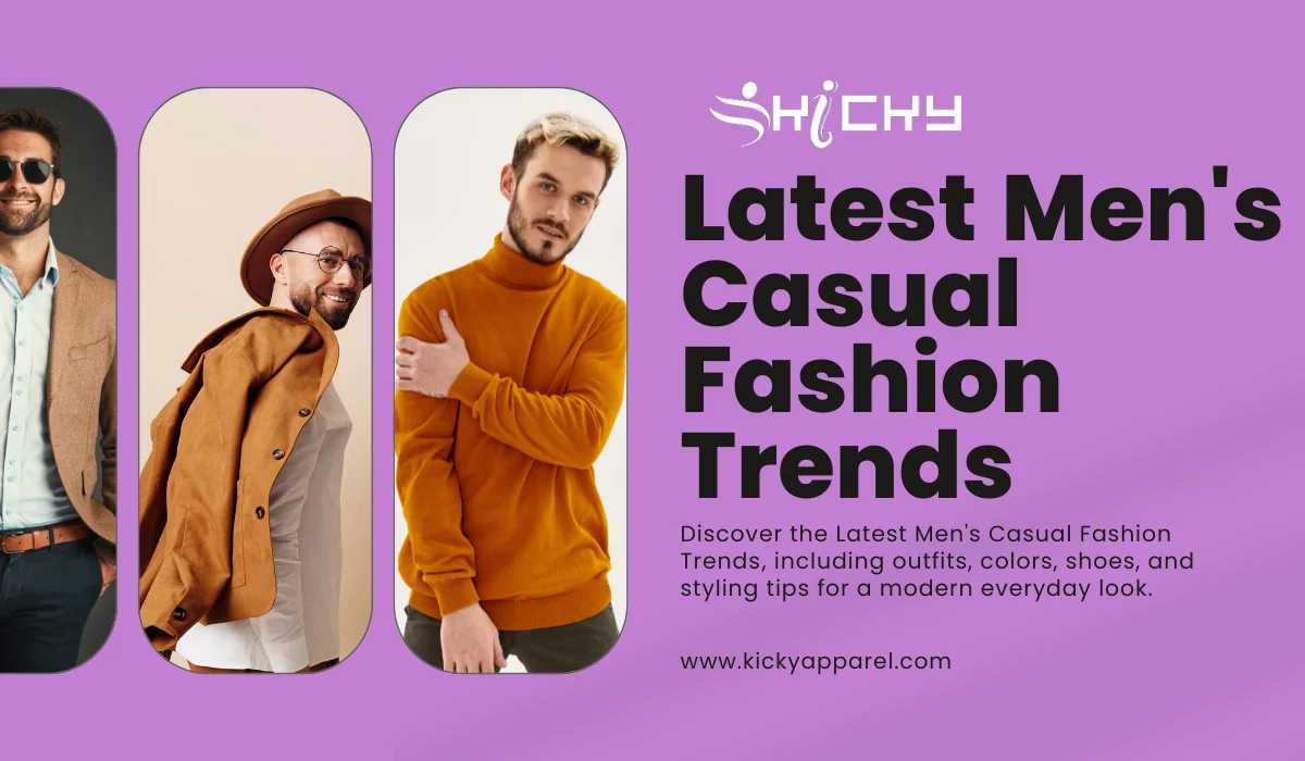 Latest Mens Casual Fashion Trends: Stylish And Modern Looks