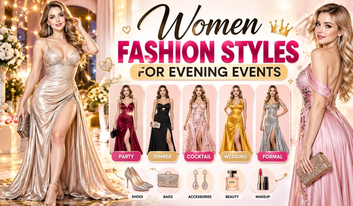 Women Fashion Styles For Evening Events: Trendy And Elegant Outfits